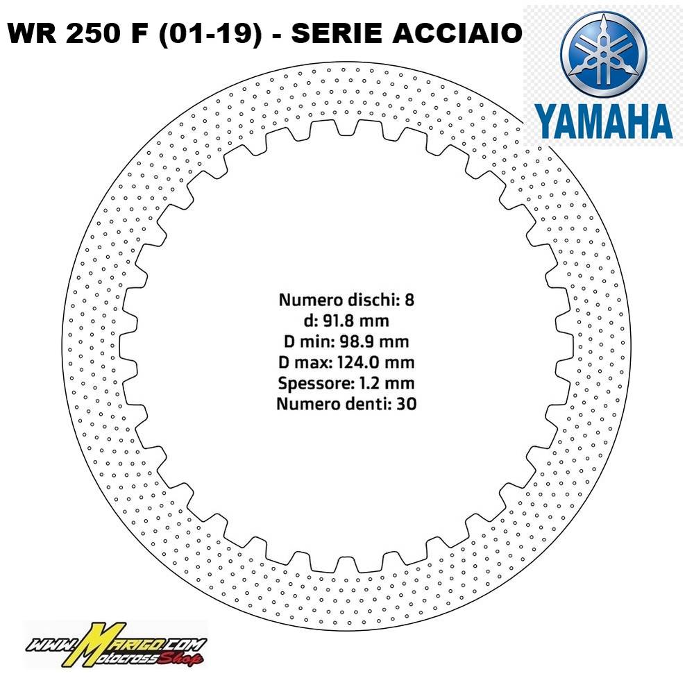 WR 250 F (01-19) - SERIE ACCIAIO     Codice: DS02.S017.8