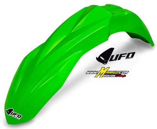4b - Parafango anteriore KXF 250/450  2018 - 2026  VERDE FLUO  cod. KA04748 AFLU