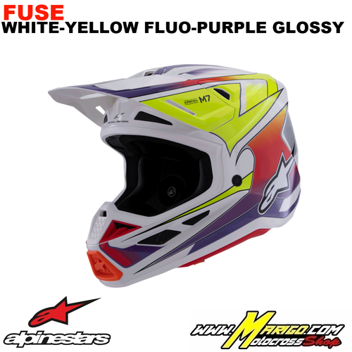 2 - S-M7  -  FUSE White-Yellow Fluo-Purple Glossy    -    8301926-2054