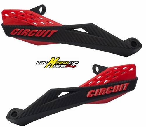 Fenix Handguards for Iron Handlebar – Carbon II  Red   cod. 21V CAR/RD