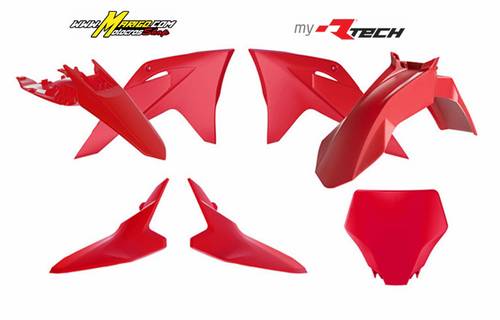1 - KIT PLASTICHE  GAS GAS SX 65 2024 - 2026 ROSSO cod. R-KITGAS-RG0-065