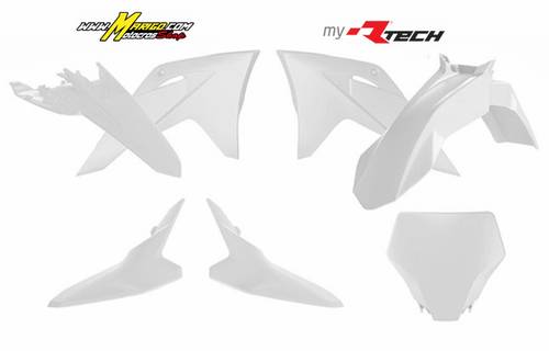 1 - KIT PLASTICHE  GAS GAS SX 65 2024 - 2026 BIANCO  cod. R-KITGAS-BN0-065