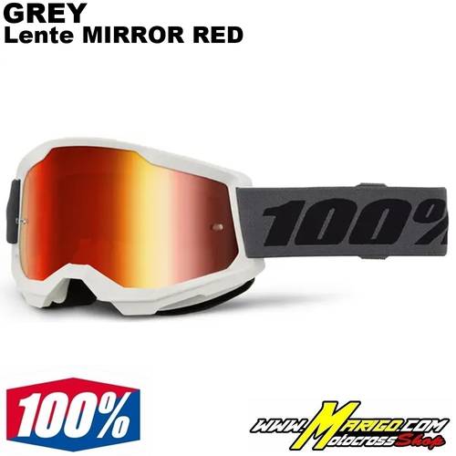 STRATA 2  -  Grey  -  Lente Mirror Red    -    26014053 / 50028-10026
