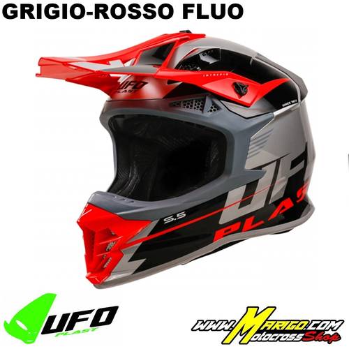 2 - INTREPID  -  Grigio-Rosso Fluo    -    HE13400-EB