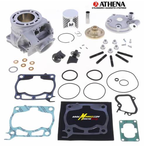 Gruppo Termico YAMAHA YZ 125 cc 2022/2025  Standard Bore Racing Ø 54 mm, 125 cc e Guarnizioni necessarie all'installazione Codice: P400485100102