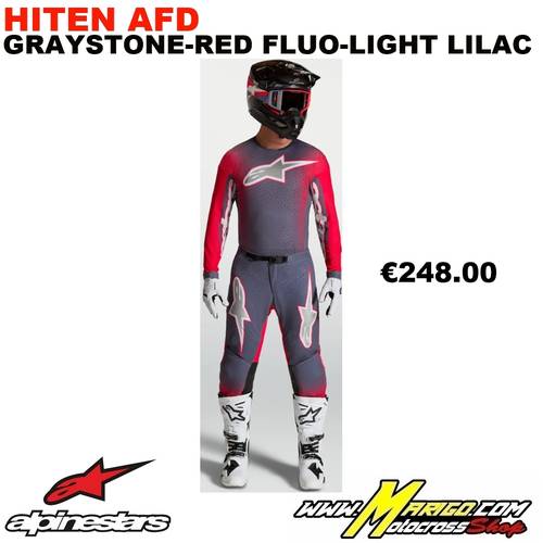 4 - SUPERTECH  2027  -  HITEN AFD Graystone-Red Fluo-Light Lilac