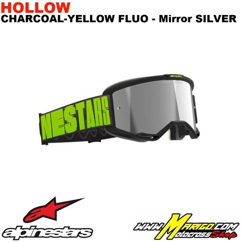 Vision 5  -  Hollow Charcoal-Yellow Fluo - Lente Mirror Silver    -    5102225-1470