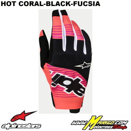 TECHSTAR  -  Hot Coral-Black-Fucsia    -    3560125-3217