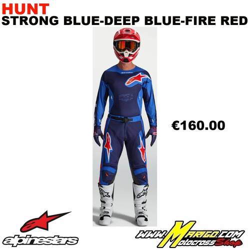 2 - RACER  2027  -  HUNT Strong Blue-Deep Blue-Fire Red