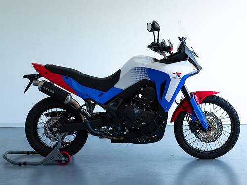 1 - KIT PLASTICHE HONDA TRANSALP REVOLUTION LIMITED EDITION BIANCO-BLU HRC-ROSSO   cod. R-KITALP-HRC-024