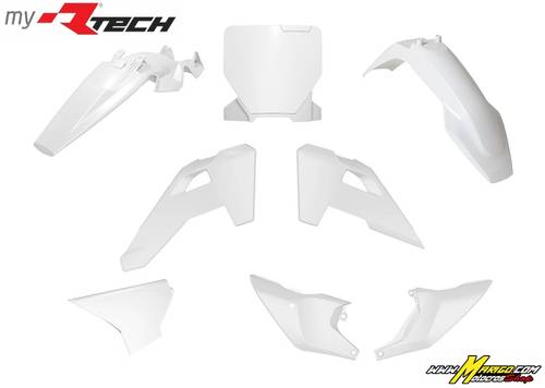 1a - KIT PLASTICHE   HUSQVARNA  TC85  2025 - 2025   BIANCO  6 PZ  cod. R-KITHSQ-BN0-885