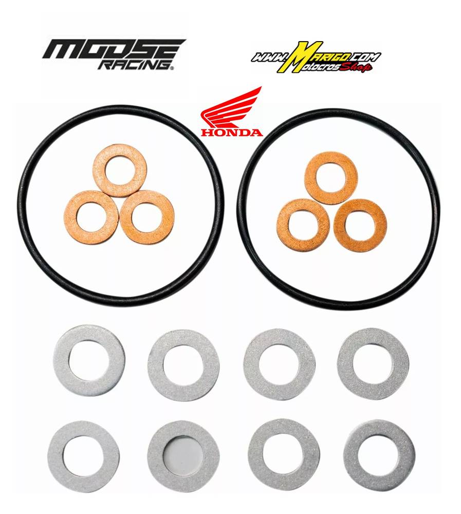 Kit materiale di montaggio filtro olio  MOOSE  HONDA  CRF 250  2004/2025  cod.  24011087 / 23-015