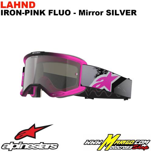 Vision 5  -  Lahnd Iron-Pink Fluo  -  Lente Mirror Silver    -    5100626-9284