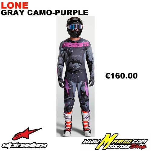2 - RACER  2027  -  LONE Gray Camo-Purple