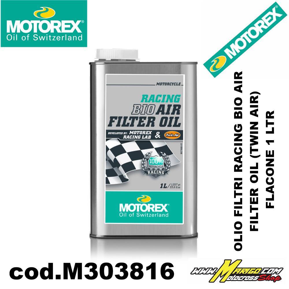 5 - AIR FILTER OLIO FILTRI RACING BIO AIR FILTER OIL (TWIN AIR) FLACONE 1 LTR  cod. M303816