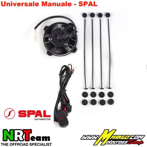 KIT VENTOLA RADIATORE  -  Universale Manuale SPAL    -    SP-RFS-UN-SR
