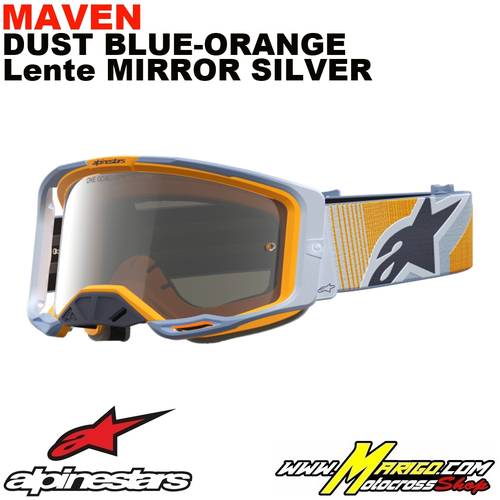 Vision 8  -  Maven Dust Blue-Orange - Lente Mirror Silver    -    5101627-7366