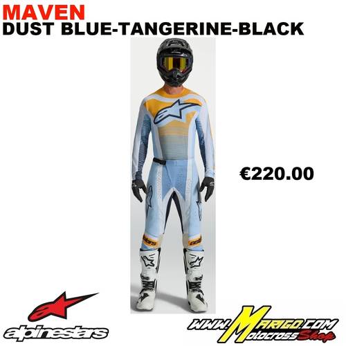 3 - TECHSTAR  2027  -  MAVEN Dust Blue-Tangerine-Black