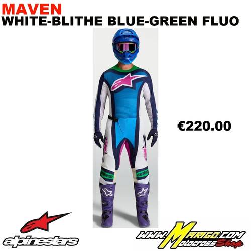 3 - TECHSTAR  2027  -  MAVEN White-Blithe Blue-Green Fluo