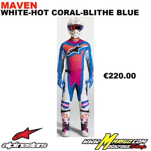 3 - TECHSTAR  2027  -  MAVEN White-Hot Coral-Blithe Blue