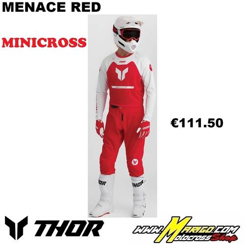 Thor MX  -  RIDEMODE 2027 YOUTH  -  MENACE Red