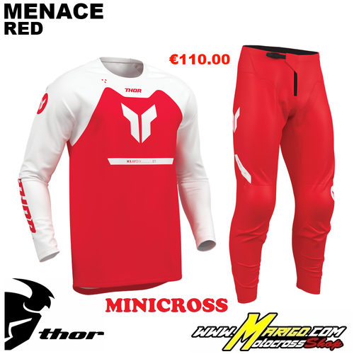 Thor MX  -  RIDEMODE 2026  -  MENACE Red