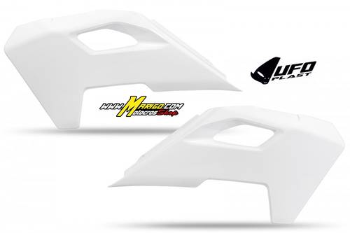 4a - CONVOGLIATORI RADIATORE  HUSQVARNA  TC - FC  125 / 450 2023 - 2024   BIANCO   cod.  HU04308 040