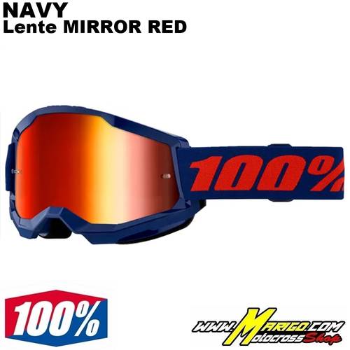 STRATA 2  -  Navy  -  Lente Mirror Red    -    26013498 / 50028-00021