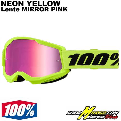 STRATA 2  -  Neon Yellow  -  Lente Mirror Pink    -    26013493 / 50028-00016