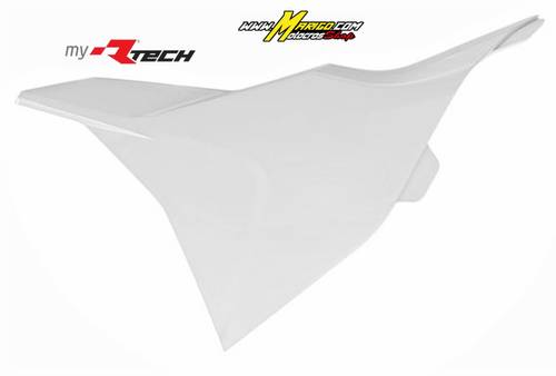 1h - COPERCHIO LATERALE CASSA FILTRO  GASGAS MC85 2025 - 2026 BIANCO cod. R-FIKTMBNSX885