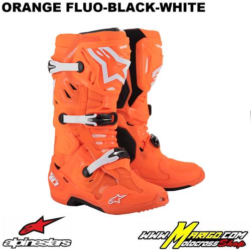 TECH 10 SUPERVENTED  -  Orange Fluo-Black-White    -    2010520-4512