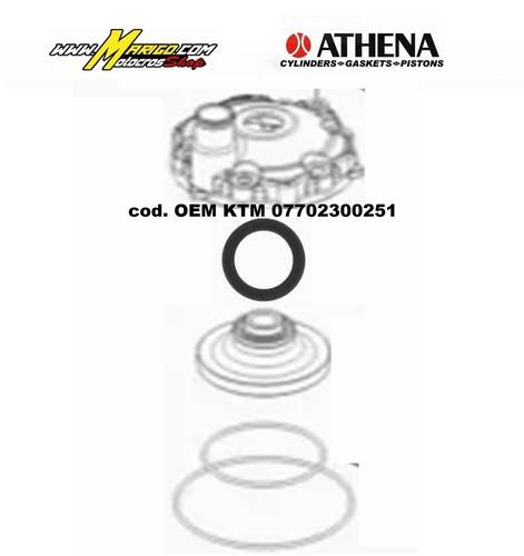 4a - Guarnizione cupola Testata Cilindro KTM SX 125 cc 2016/2024 OR N70 D. 23,00x2,5   cod. M752502300004  cod. OEM KTM 07702300251
