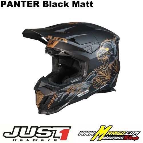 Just1 J40  -  PANTER Black Matt    -    606017020100505