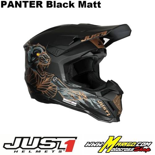 Just1 J40  -  PANTER Black Matt    -    606017020100505
