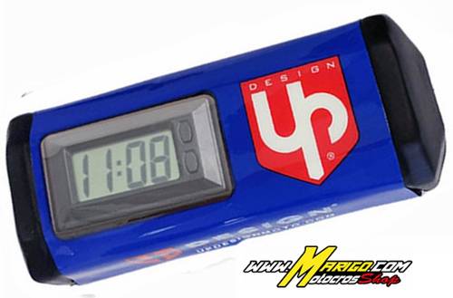 PARACOLPI MANUBRIO CON OROLOGIO UP DESIGN BLU  cod. 501046