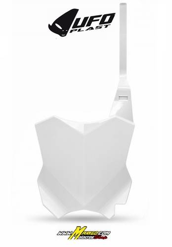 4c - Portanumero anteriore KXF 250  2017 - 2025 - KXF 450  2016 - 2025  BIANCO  cod. KA04738 047