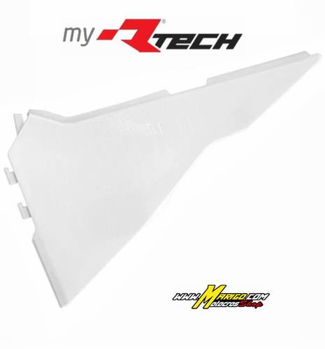 1003d - COPERCHIO LATERALE AIRBOX  KX450 2024 - 2025 - KX250 2025 - 2025 BIANCO   cod. R-FIKXFBNSX24