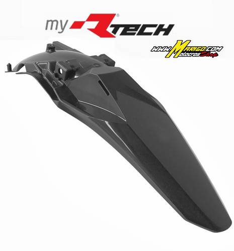 1003g - PARAFANGO POSTERIORE  KX450 2024 - 2025 - KX250 2025 - 2025 NERO   cod. R-PPKXFNR0024