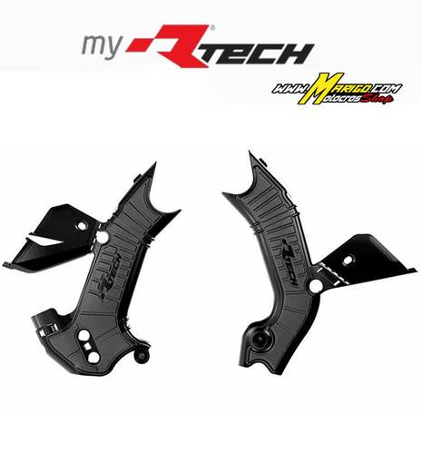 1003h - PROTEZIONE TELAIO BI-MATERIALE  KX450 2024 - 2025 - KX250 2025 - 2025   NERO  cod. R-PRTKX0NR001