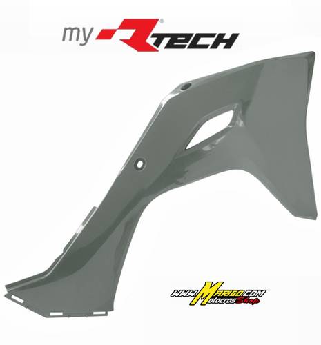 1003c - CONVOGLIATORI RADIATORE KX450 2024 - 2025 - KX250 2025 - 2025 GRIGIO QUANTUM	 cod. R-CVKXFGR0024