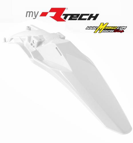 1003g - PARAFANGO POSTERIORE  KX450 2024 - 2025 - KX250 2025 - 2025 BIANCO   cod. R-PPKXFBN0024