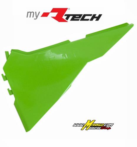 1003d - COPERCHIO LATERALE AIRBOX  KX450 2024 - 2025 - KX250 2025 - 2025 VERDE KAWASAKI   cod. R-FIKXFVESX24