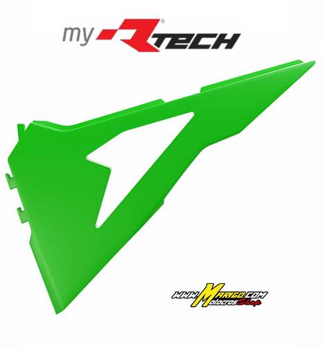 1003e - COPERCHIO LATERALE AIRBOX FACTORY	KX450 2024 - 2025  -  KX250 2025 - 2025   VERDE KAWASAKI	  cod. R-FIKXFVESX25