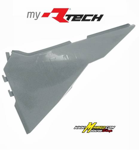 1003d - COPERCHIO LATERALE AIRBOX  KX450 2024 - 2025 - KX250 2025 - 2025 GRIGIO QUANTUM   cod. R-FIKXFGRSX24