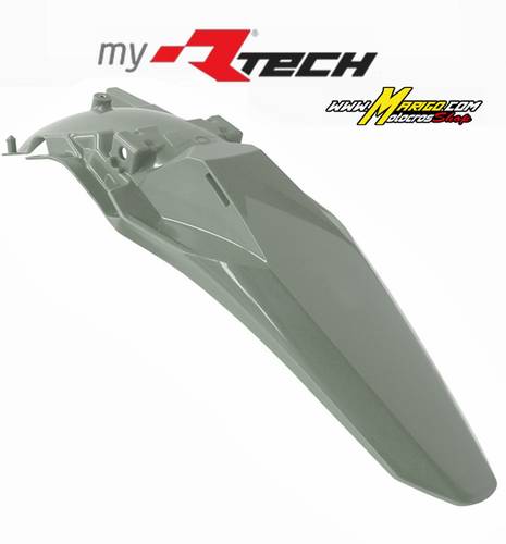1003g - PARAFANGO POSTERIORE  KX450 2024 - 2025 - KX250 2025 - 2025 GRIGIO QUANTUM   cod. R-PPKXFGR0024