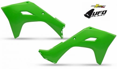 4d - convogliatori radiatore KXF 250  2025 - 2025 - KXF 450  2024 - 2025  VERDE  cod. KA04761 026