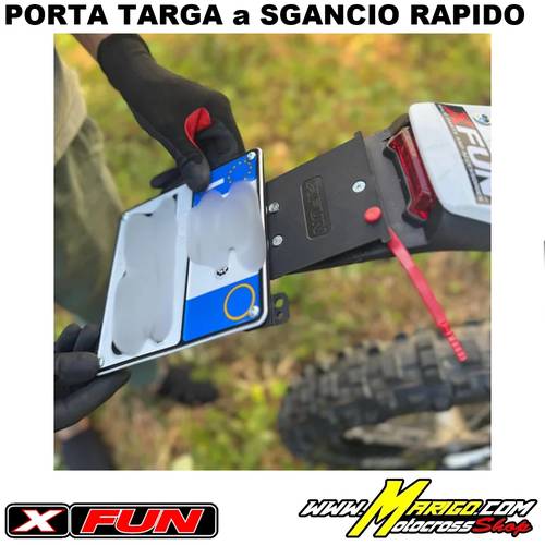 Portatarga XFUN a Sgancio Rapido    -    PRTPLA0002