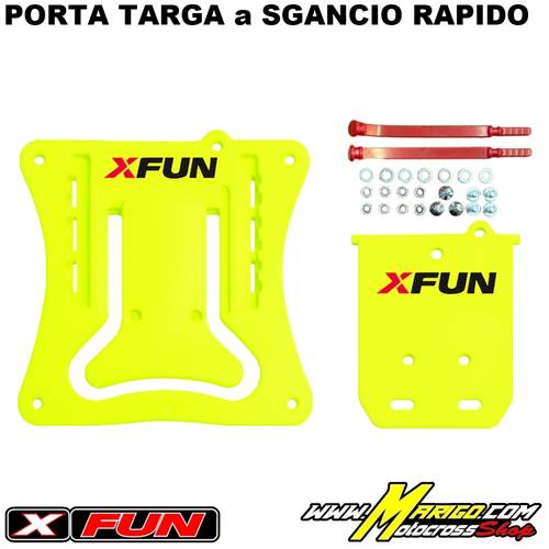 Portatarga XFUN a Sgancio Rapido    -    PRTPLA0002