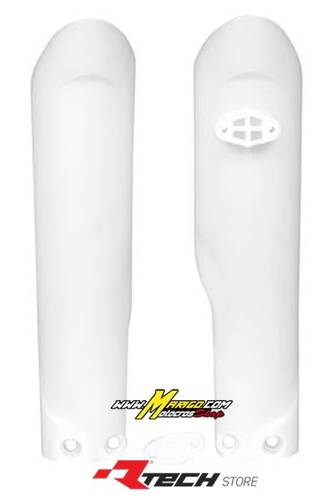 1a - PROTEZIONI FORCELLA  KTM	SX85  2018 - 2025  bianco   cod. R-PSKTMBN0185