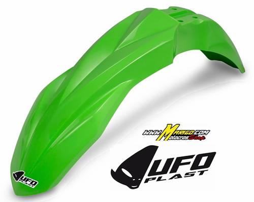 4b - Parafango anteriore KXF 250/450  2018 - 2025  VERDE  cod. KA04748 026